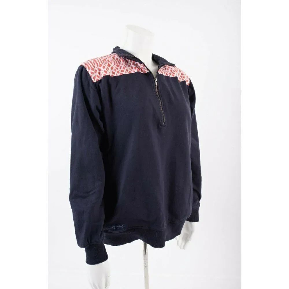 Simply Southern Womens Jacket S Navy Pullover - Picture 5 of 6